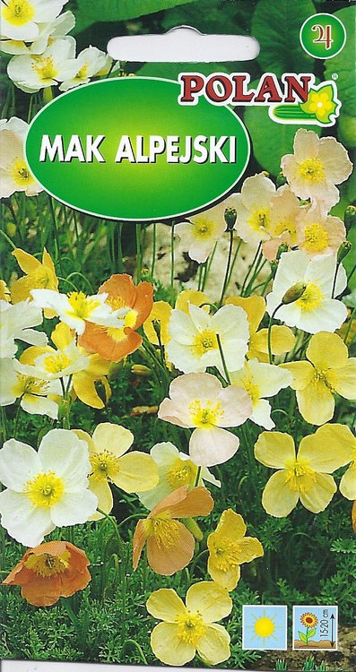 Mak alpejski zestaw kolorów 0,1g