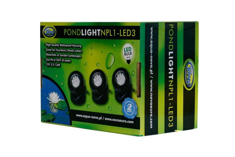Oświetlenie do oczka wodnego NPL1-LED3 12V 3x1,6W Aqua Nova