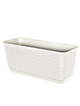 Doniczka plastikowa prostokątna kolor BIAŁY