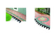 Obrzeże trawnikowe ogrodowe 45mm x 1m Polbord
