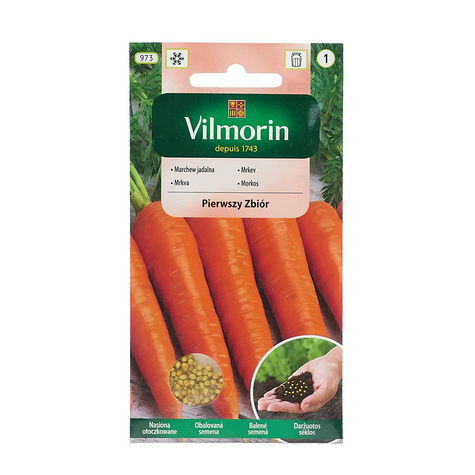 Nasiona otoczkowane Marchew jadalna Pierwszy zbiór wczesna 400 ziaren