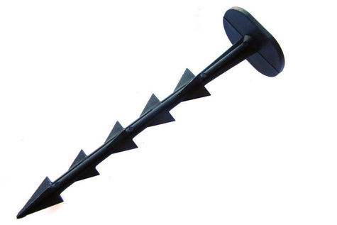 Kołki, kotwice z ząbkami do mocowania agrotkaniny, agrowłókniny i geowłókniny 12 cm MIDI 100 sztuk