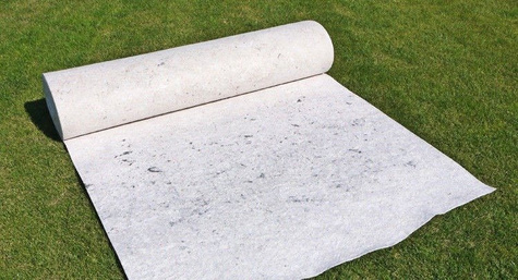 Geowłóknina poliestrowa biała 2x25m (200g)