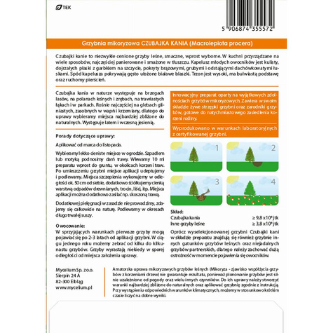 Grzybnia mikoryzowa Czubajka kania 60 ml