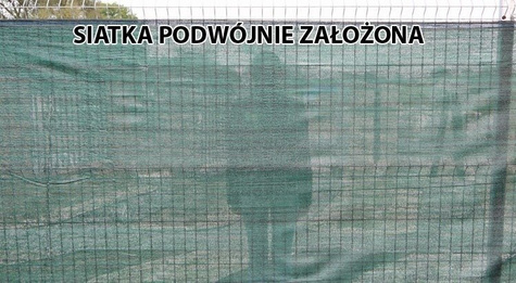 Siatka, dzianina cieniująca ciemnozielona 3x80m 60%