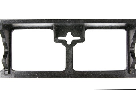 Obrzeże trawnikowe ogrodowe czarne R5 45mm x 1m 500 szt. Bordeo