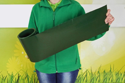 Obrzeże trawnikowe ogrodowe zielone, proste 20cm x 10m Limiteo