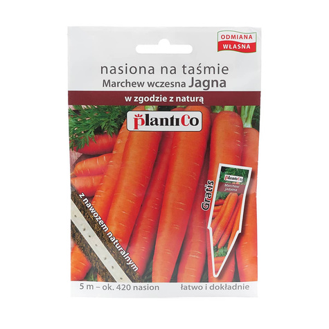 Nasiona na taśmie Marchew jadalna wczesna 420 nasion 5m