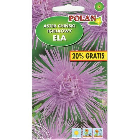 Aster igiełkowy Ela liliowoniebieski 1+0,2g