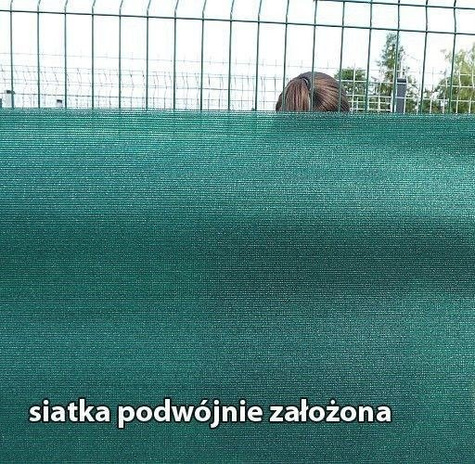Siatka osłonowo-cieniująca najgęstsza na ogrodzenia 1,5x50m 95% Totaltex