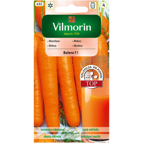 Marchew jadalna Bolero F1 wczesna 2g