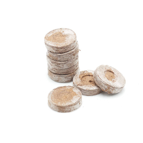 Krążki torfowe pęczniejące 33mm zestaw 10 szt.