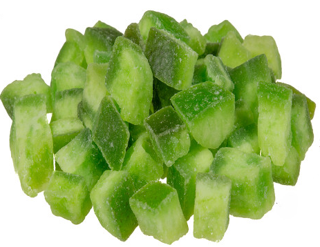 POMELO ZIELONE kandyzowane 100g nowość