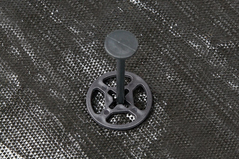 Szpilki plastikowe do mocowania agrotkaniny, agrowłókniny i geowłókniny 19 cm 1000 sztuk