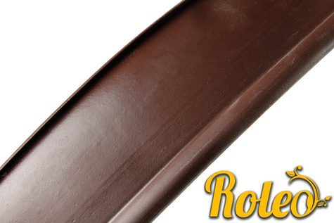 Obrzeże trawnikowe ogrodowe brązowe, elastyczne 11cm x 10m Roleo