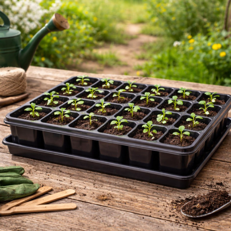 Wielodoniczka do rozsady 24 otwory z podstawką