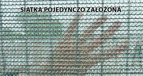 Siatka, dzianina cieniująca ciemnozielona 3x80m 60%