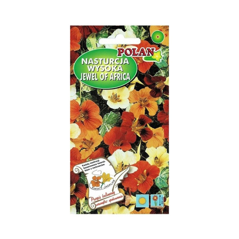 Nasturcja wysoka Jewel of Africa o ozdobnych liściach 3g