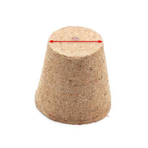 Doniczka torfowa okrągła 6x6cm zestaw 10szt.