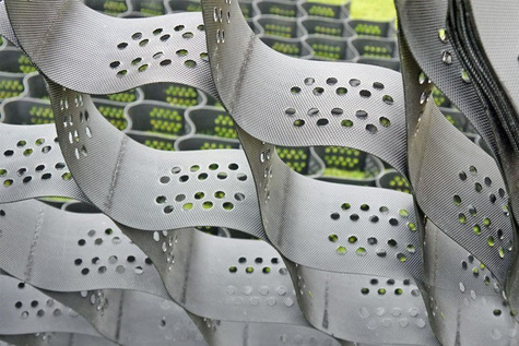 Geokrata komórkowa do stabilizacji dróg, skarp, podjazdów, poboczy 2,75x6,2m, wysokość: 100mm