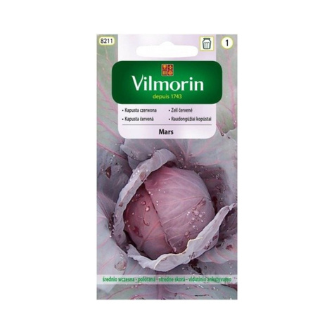 Kapusta głowiasta czerwona Mars średniowczesna 2g