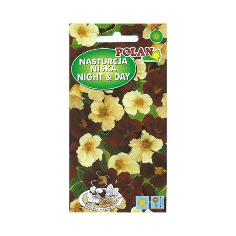 Nasturcja niska Night and day kremowo-bordowa 2g