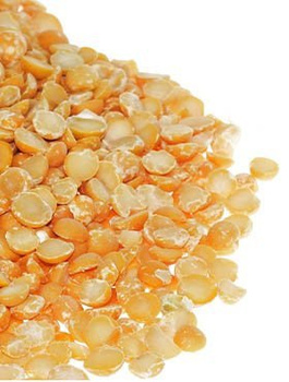 Groch łuskany Żółty 500g połówki