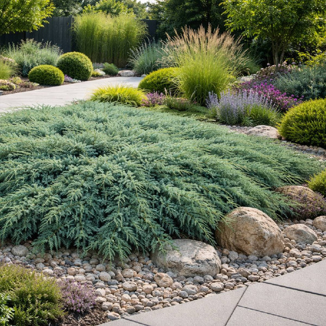 Jałowiec łuskowaty Blue Carpet niebieski dywan (C2)