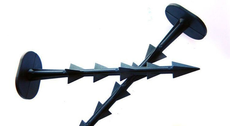 Kołki, kotwice z ząbkami do mocowania agrotkaniny, agrowłókniny i geowłókniny 12 cm MIDI 100 sztuk