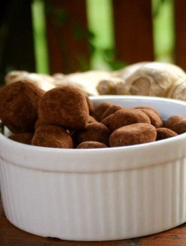 Imbir kandyzowany w czekoladzie z kakao 100g