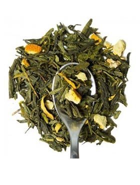 Żeńszeniowo-imbirowa herbata zielona 50g aromatyzwoana