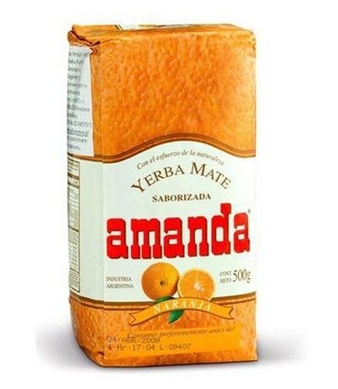 Amanda Naranja 500g pomarańczowa yerba mate