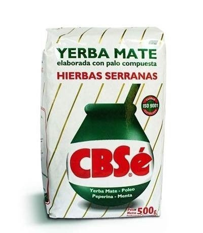 CBSe Hierbas Serrenas yerba mate 500g