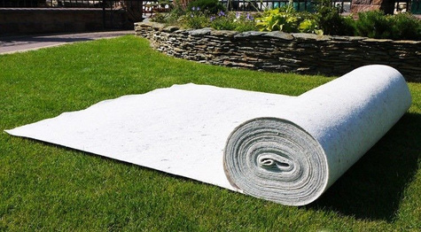 Geowłóknina poliestrowa biała 2x25m (300g) 