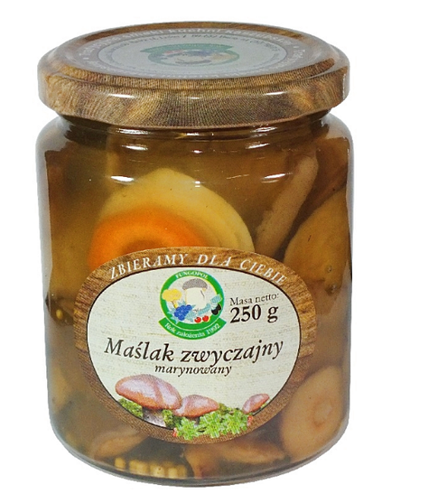 MAŚLAKI marynowane 250g bez chemii
