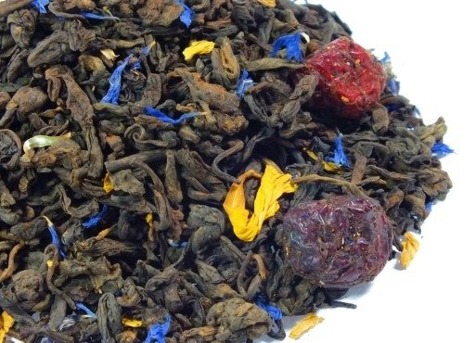 Pu-Erh z kwiatami herbata czerwona  50g