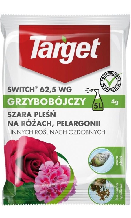 Switch 62,5 WG Pleśń na różach pelargioniach roślinach ozdobnych 4g