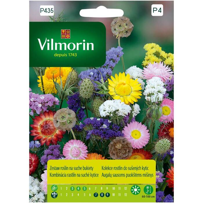 Zestaw roślin na suche bukiety 2g Vilmorin